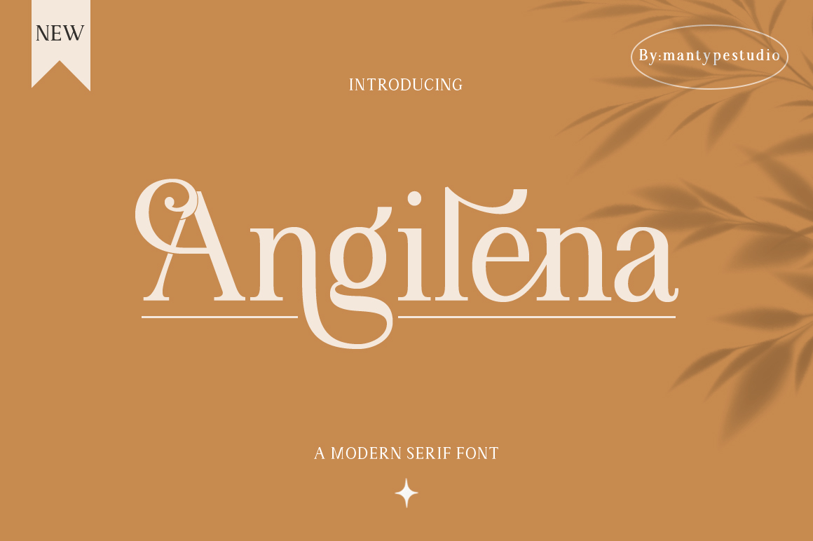 Angilena Font Poster