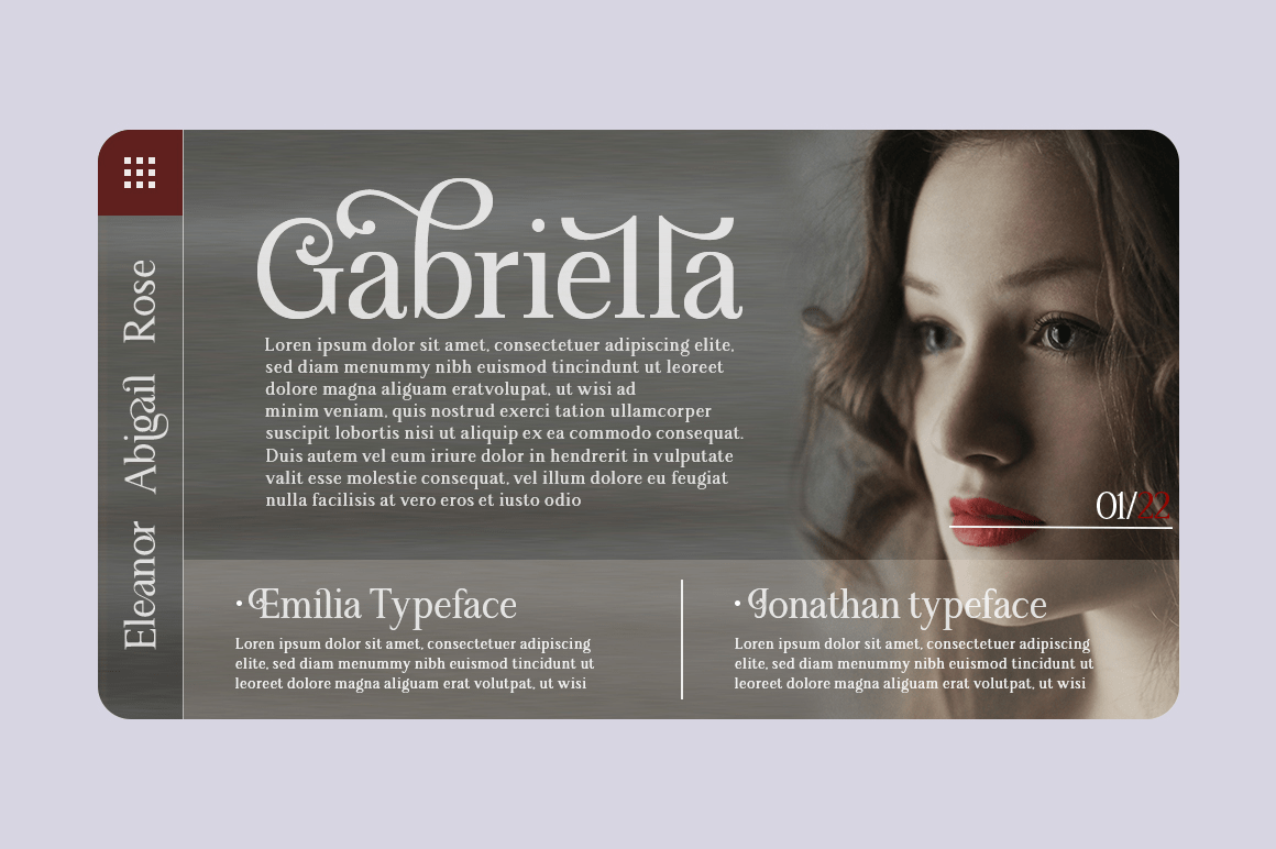 Angilena Font Poster #1