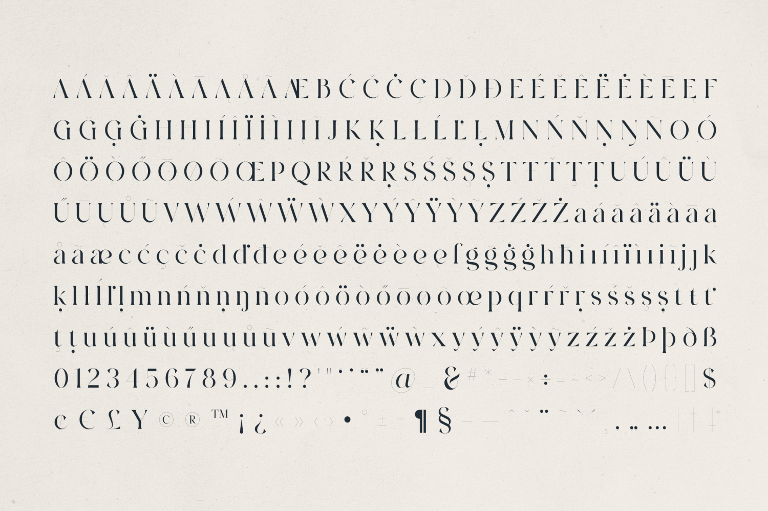 OZAAN Font Poster #1