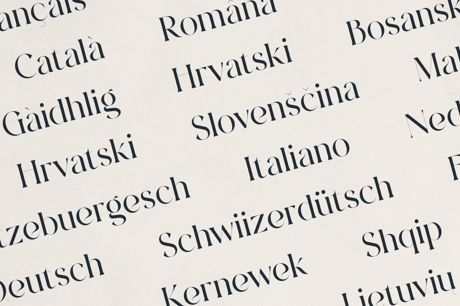 OZAAN Font Poster #1