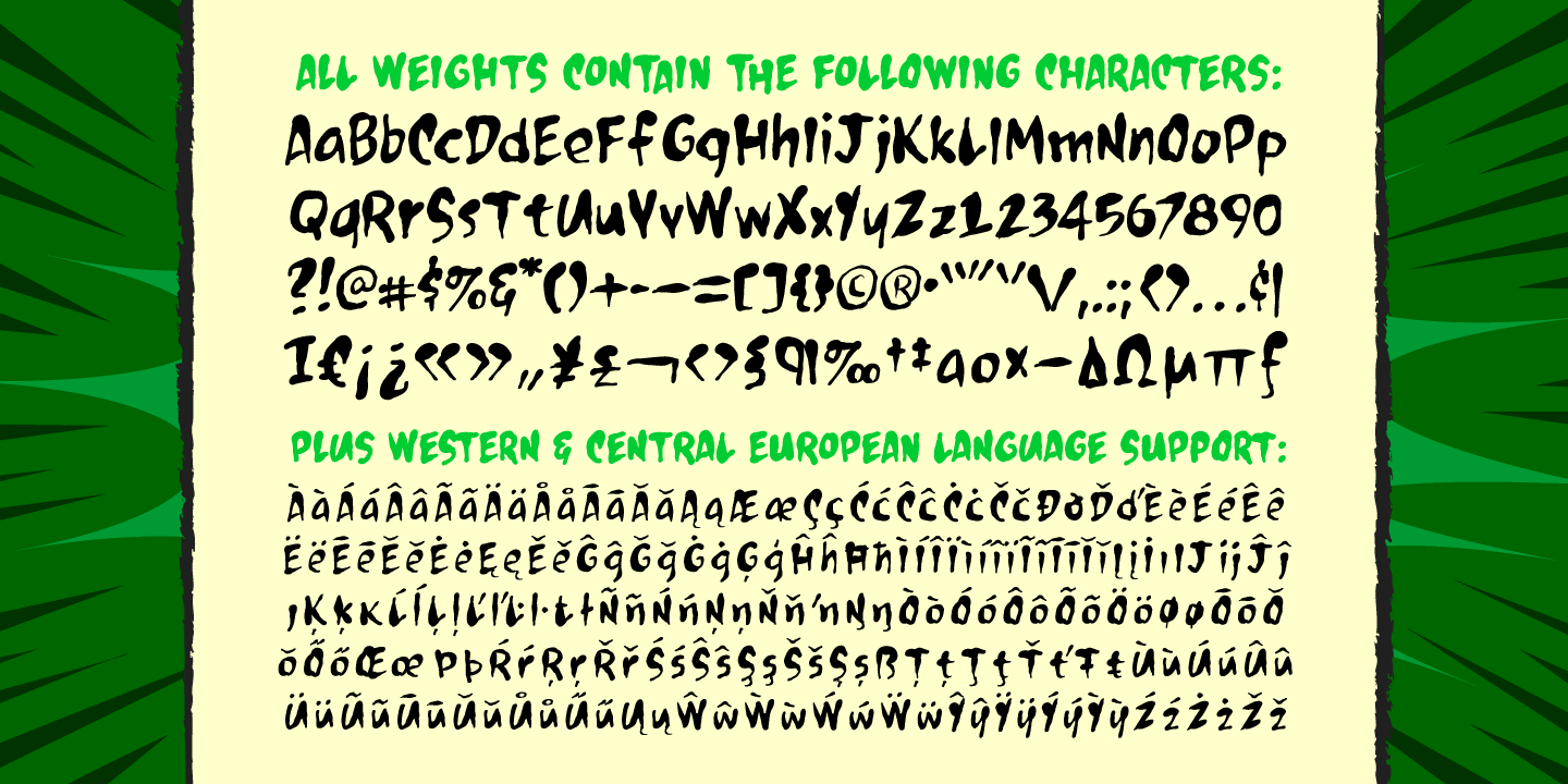 Blood Beast Font Poster #1