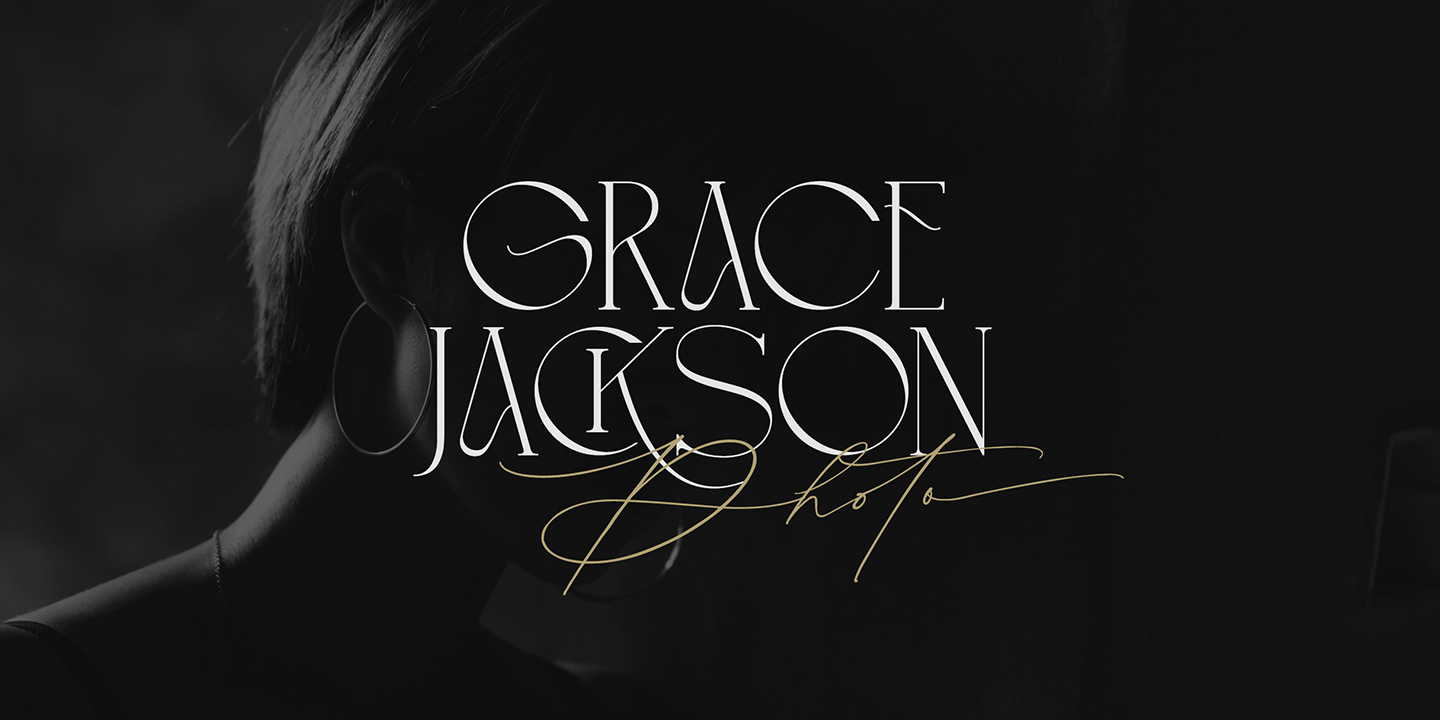 Simple Serenity Font Poster #1