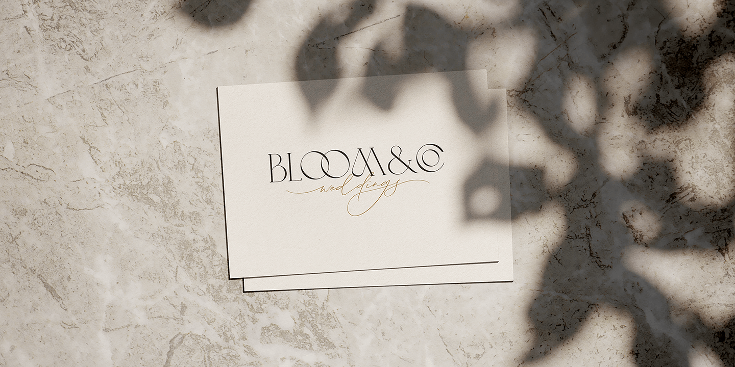 Simple Serenity Font Poster #1