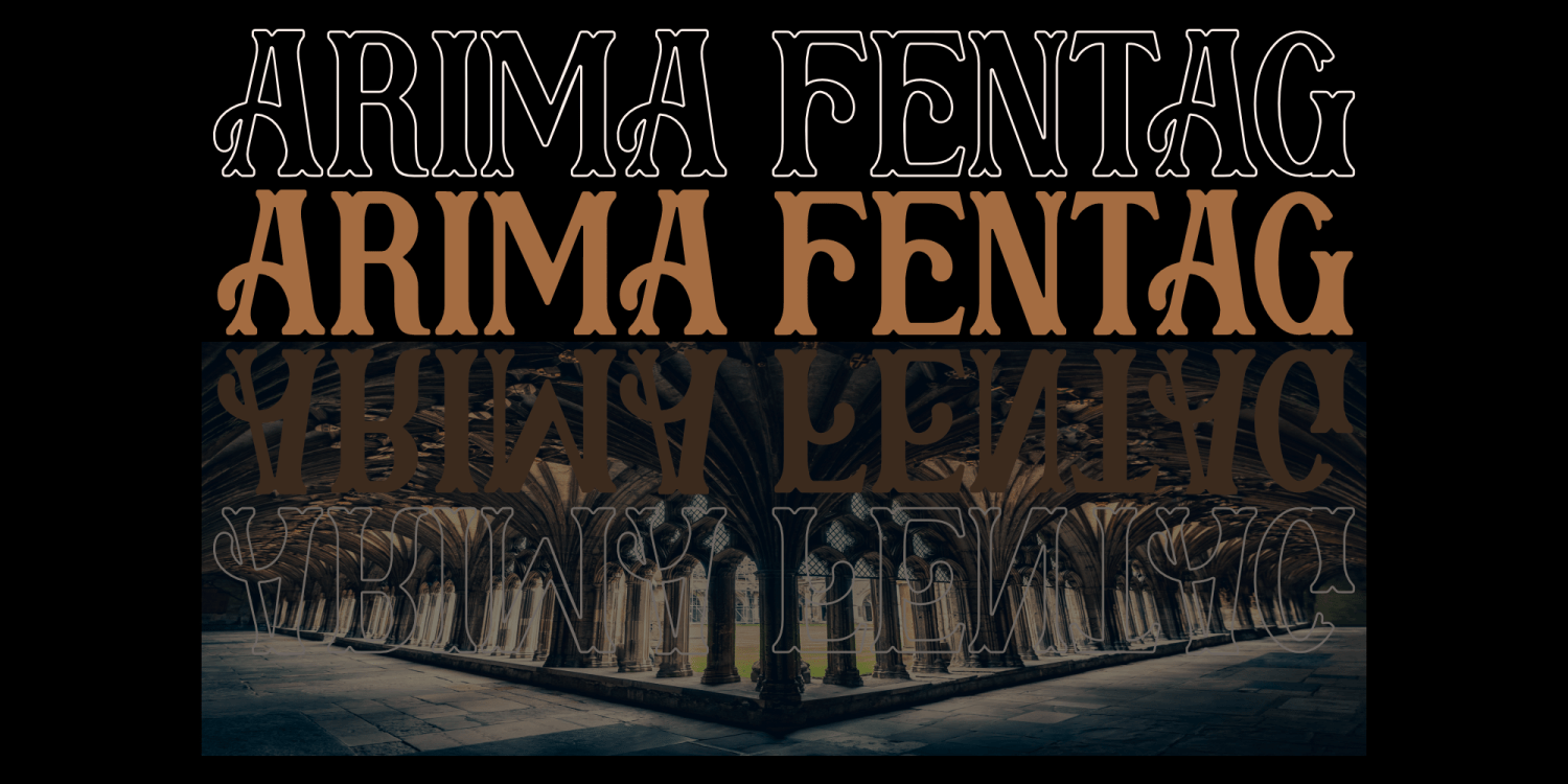Arima Fentag Font Poster #1