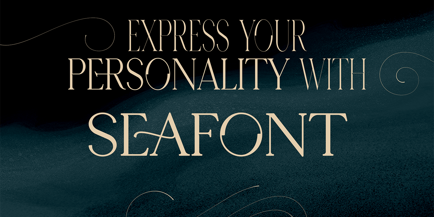 Seafont Font Poster #1