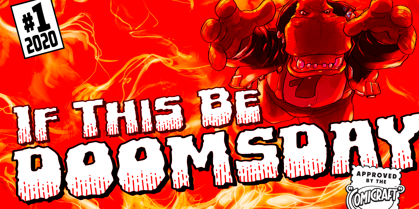 If This Be Doomsday Font Poster #1