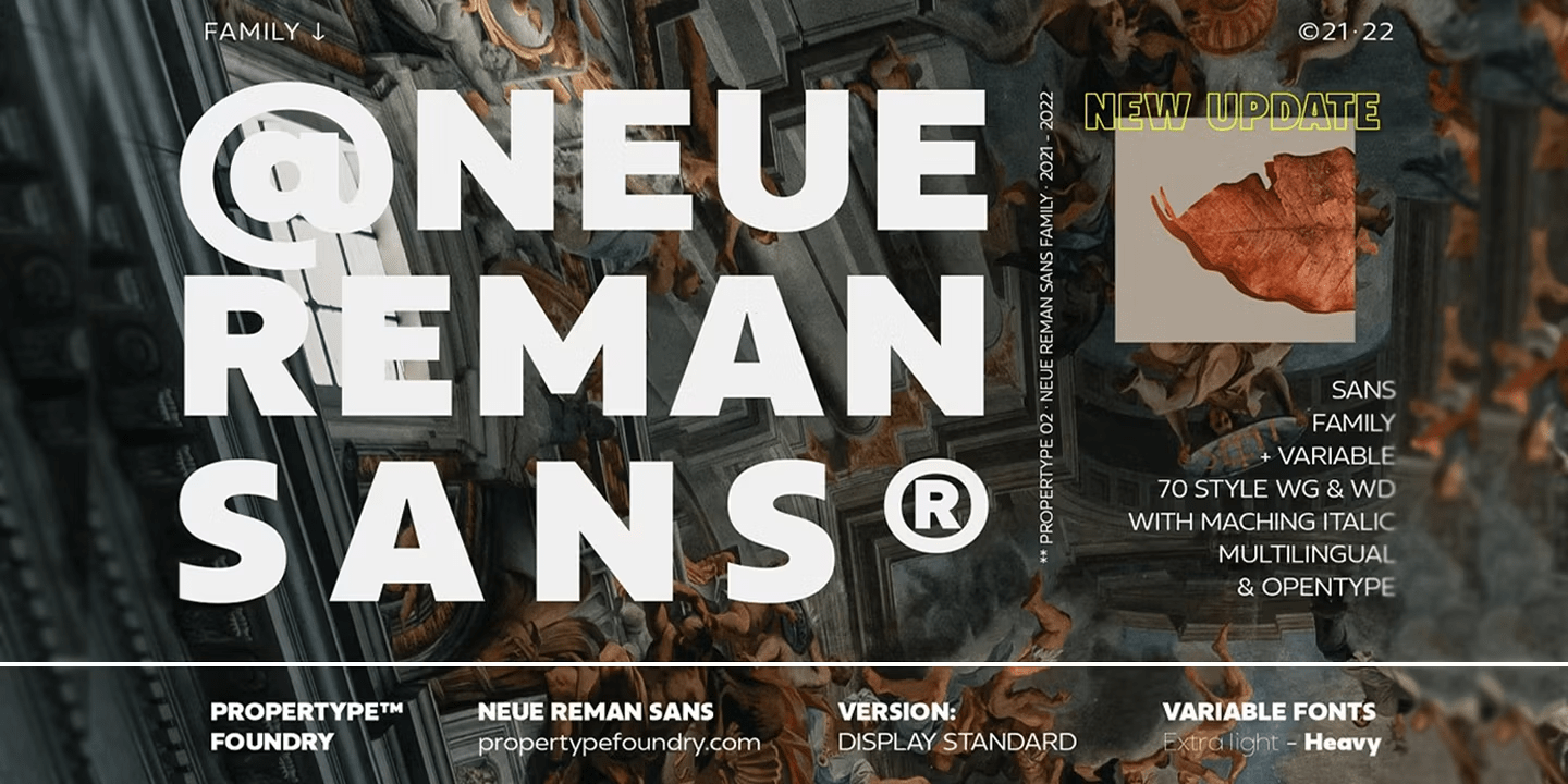Neue Reman Sans Poster