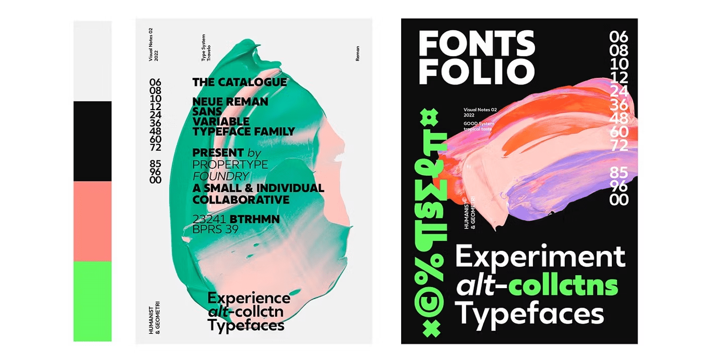 Neue Reman Sans Font Poster #13