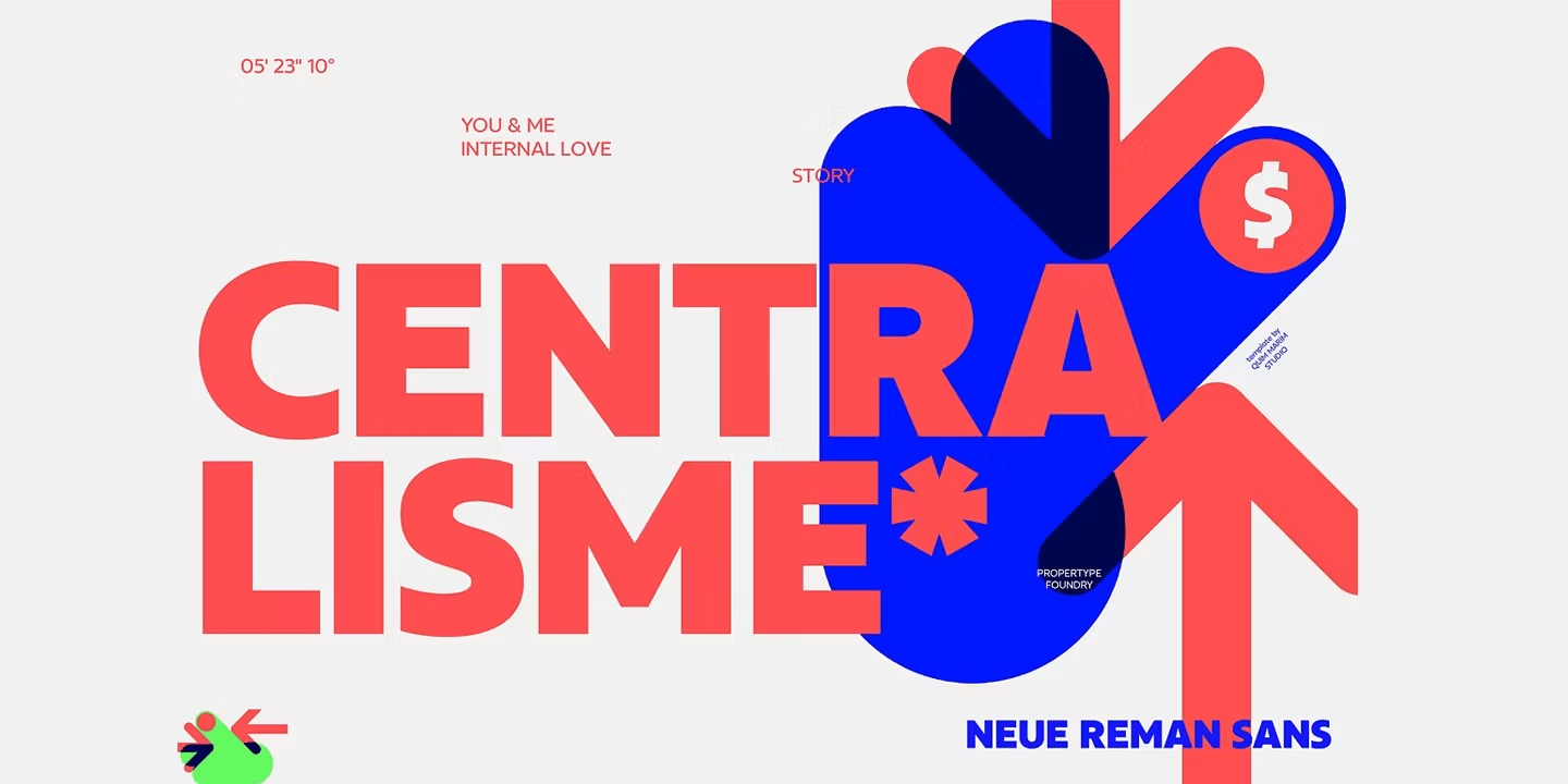 Neue Reman Sans Font Poster #14