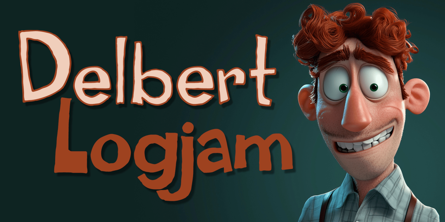 Delbert Logjam Font Family Poster