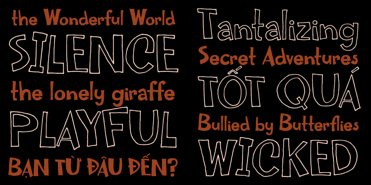 Delbert Logjam Font Poster #5