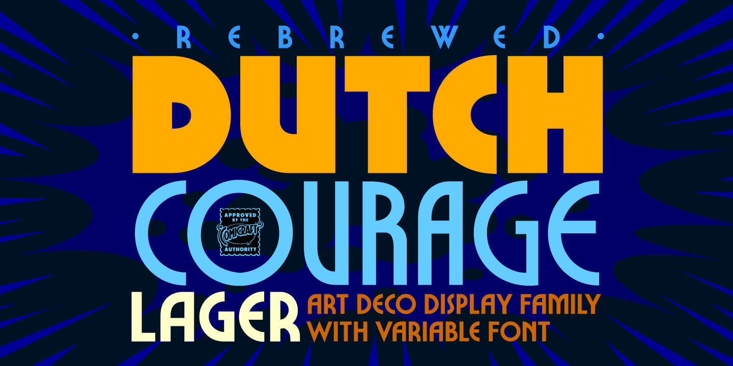 Dutch Courage Lager Font Poster #1