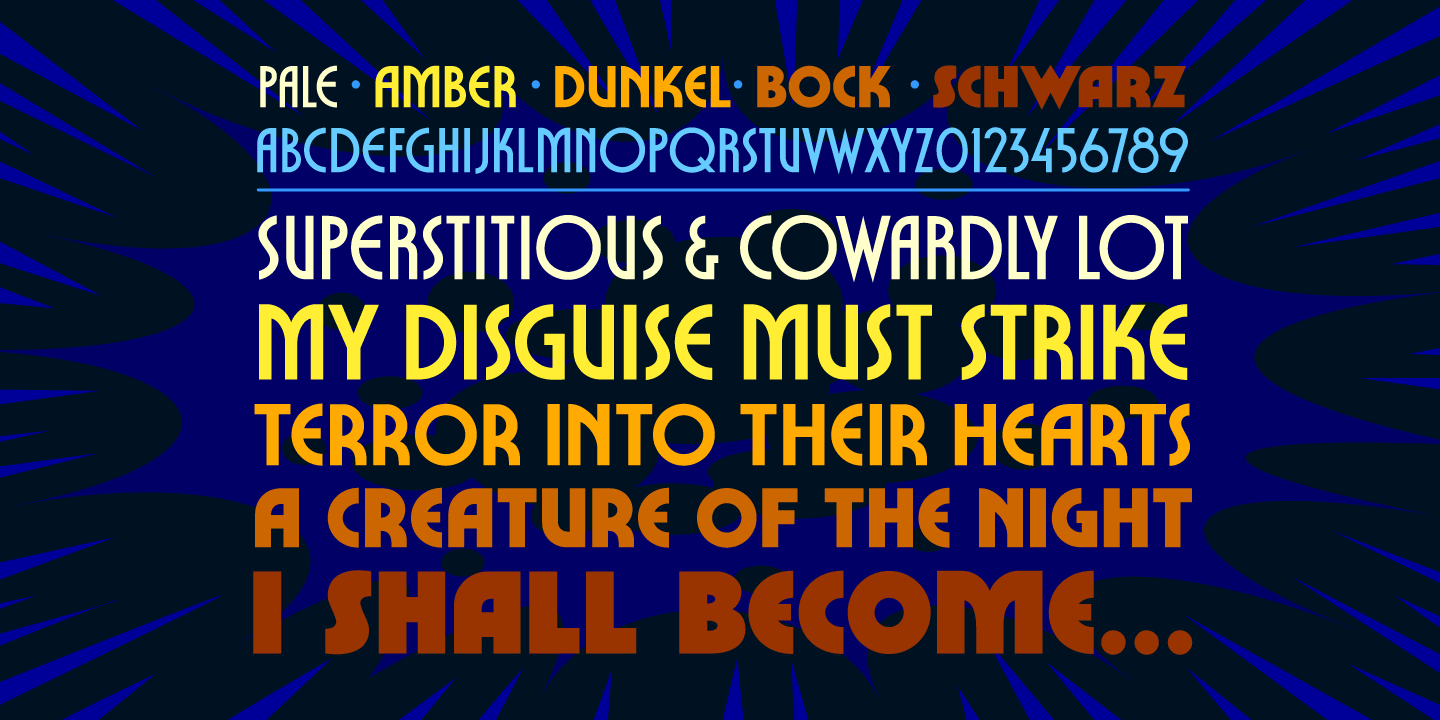 Dutch Courage Lager Font Poster #1