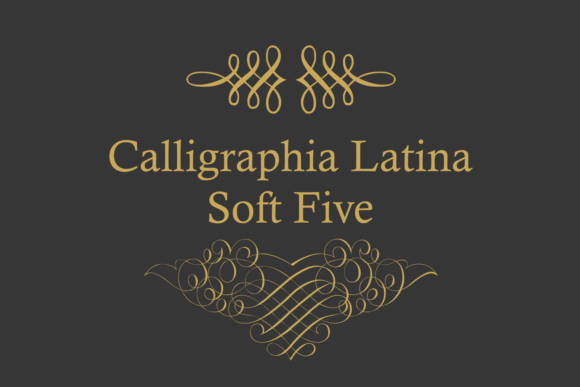 Calligraphia Latina Soft Five Font Poster #1