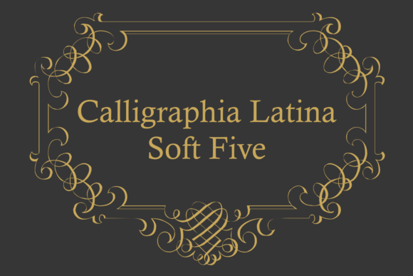 Calligraphia Latina Soft Five Font Poster #1