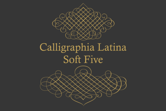 Calligraphia Latina Soft Five Font Poster #1