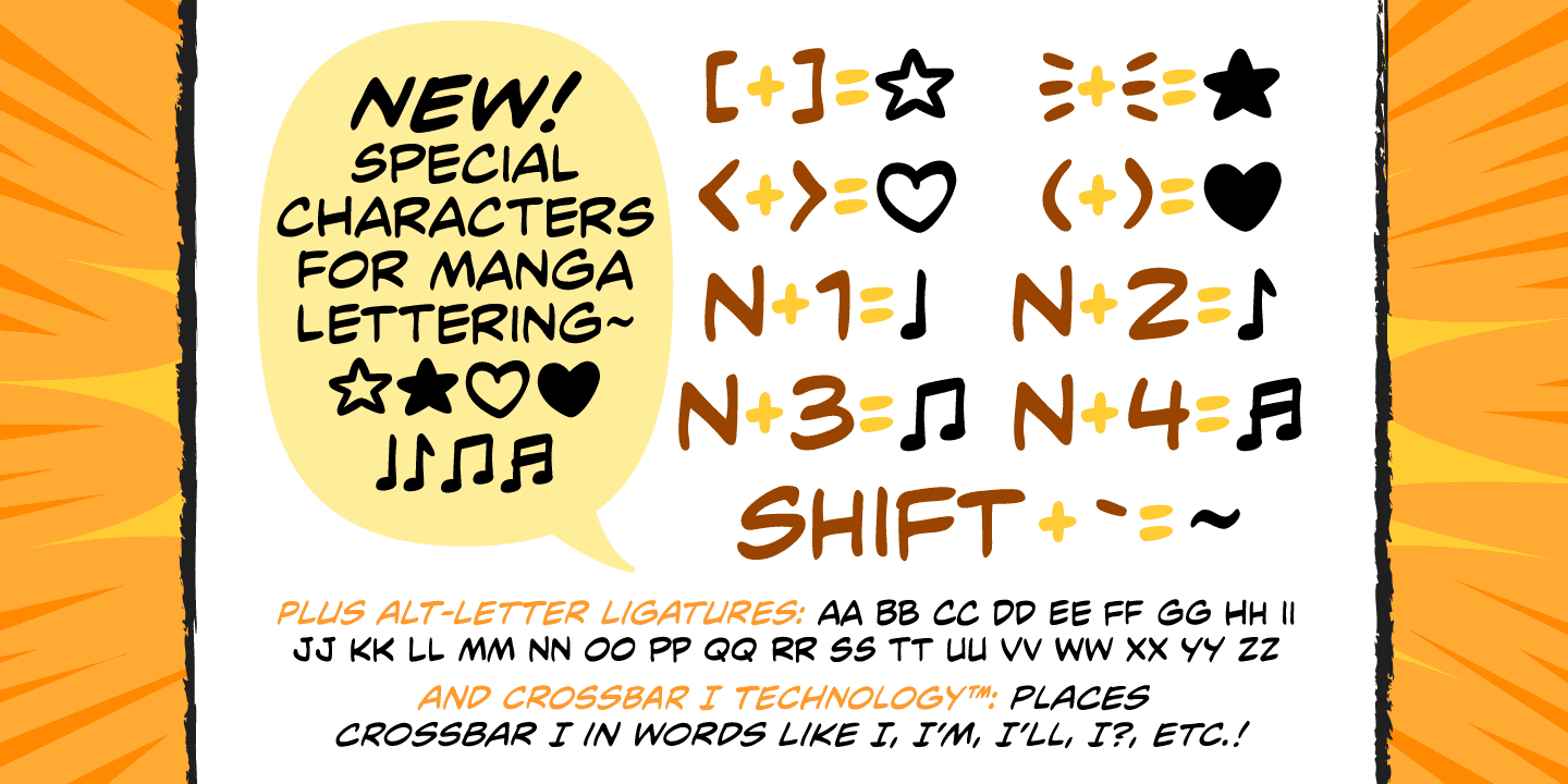 Mild Mannered Font Poster #1