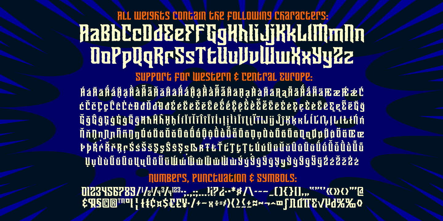 Sunrise Till Sunset Font Poster #1