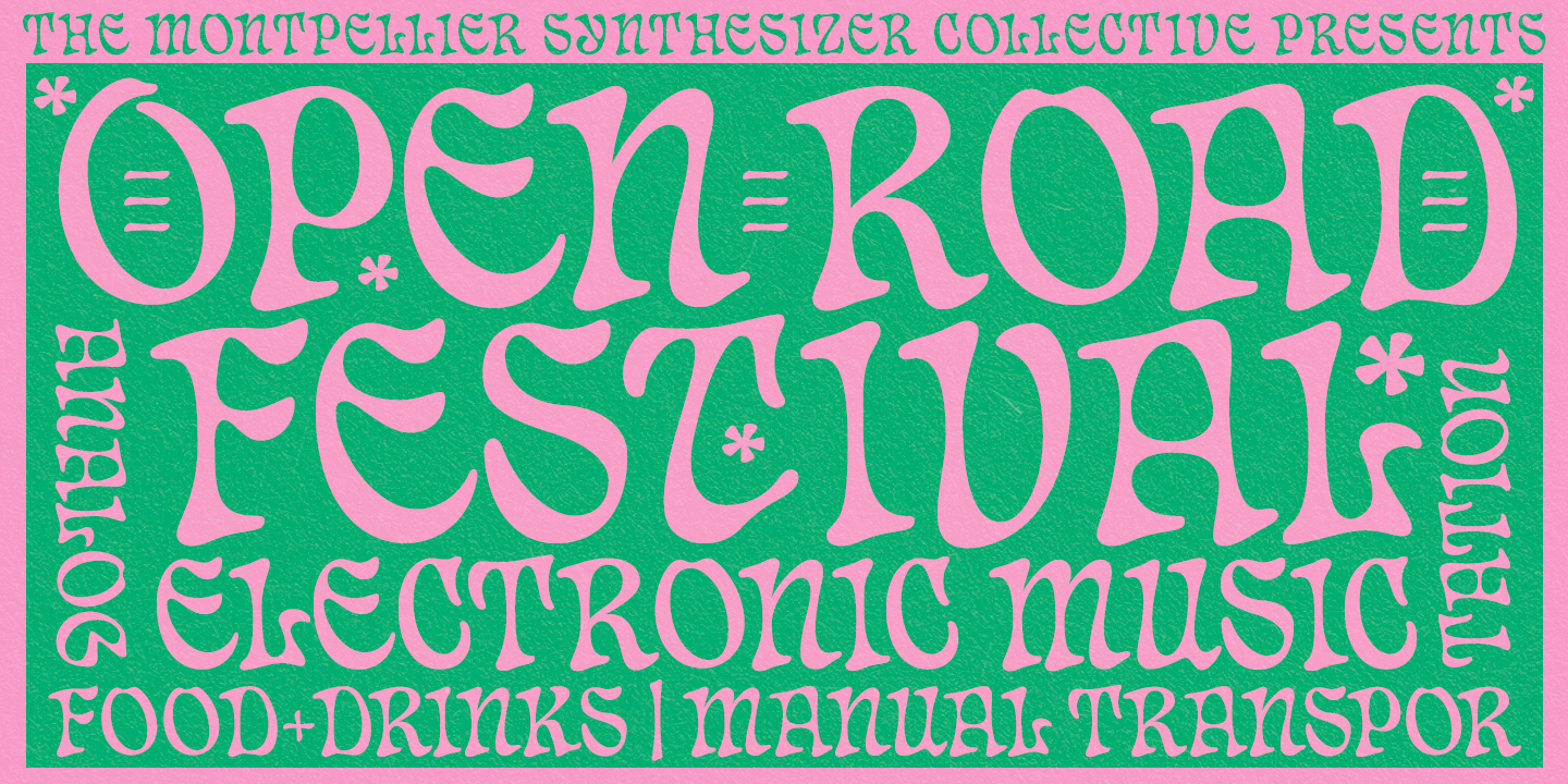 Chat Noir Font Poster #1