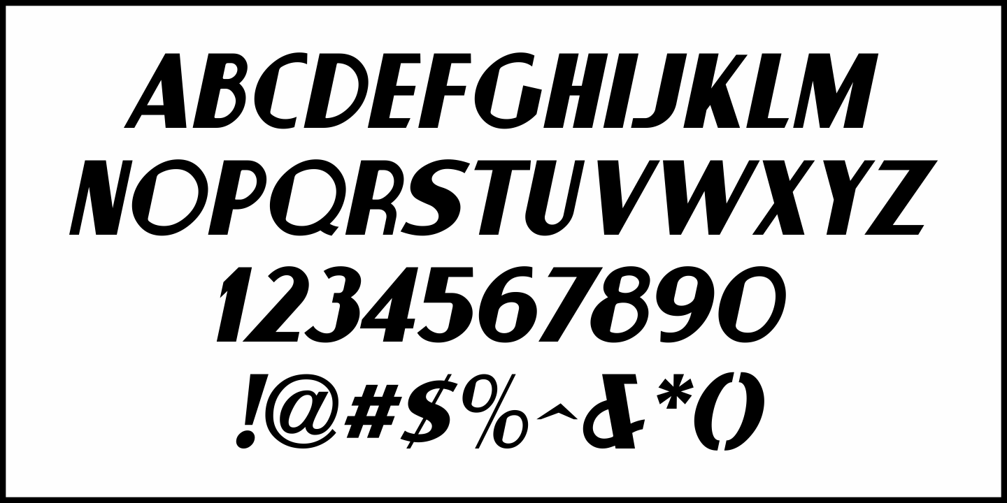 Display Letters JNL Font Poster #5