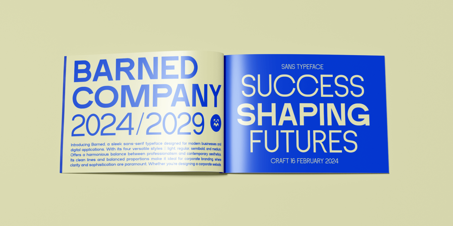 Barned Font Poster #1