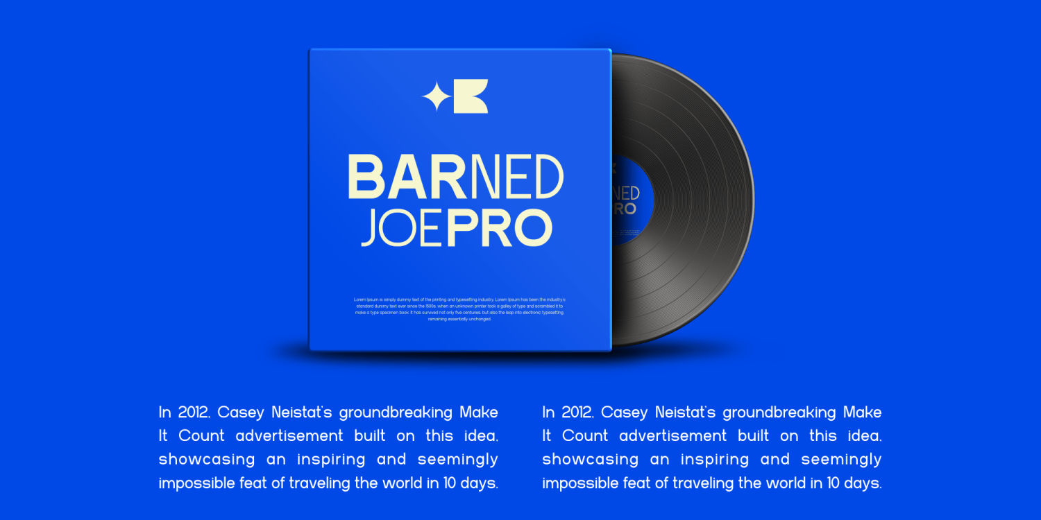 Barned Font Poster #1