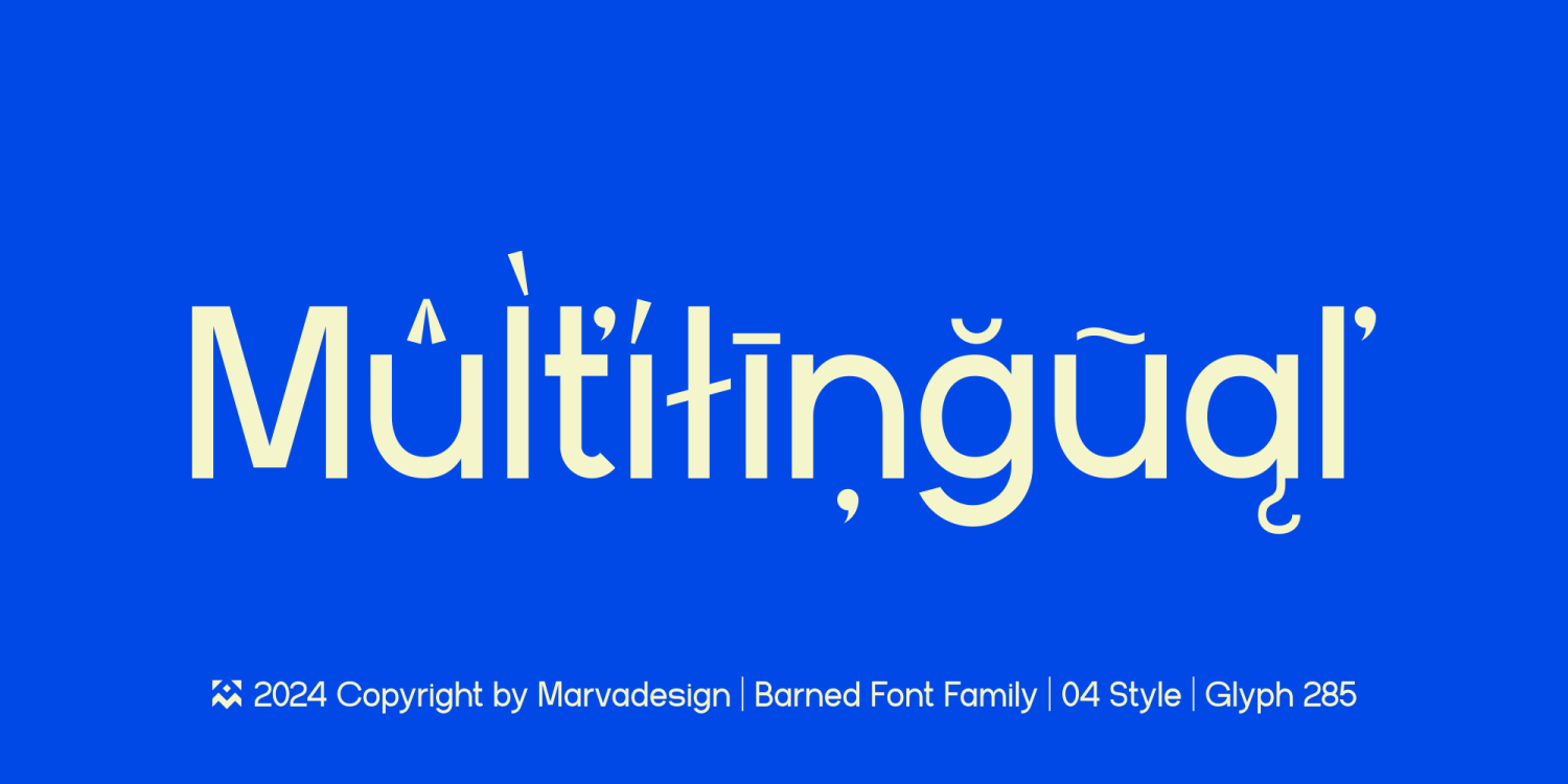 Barned Font Poster #1