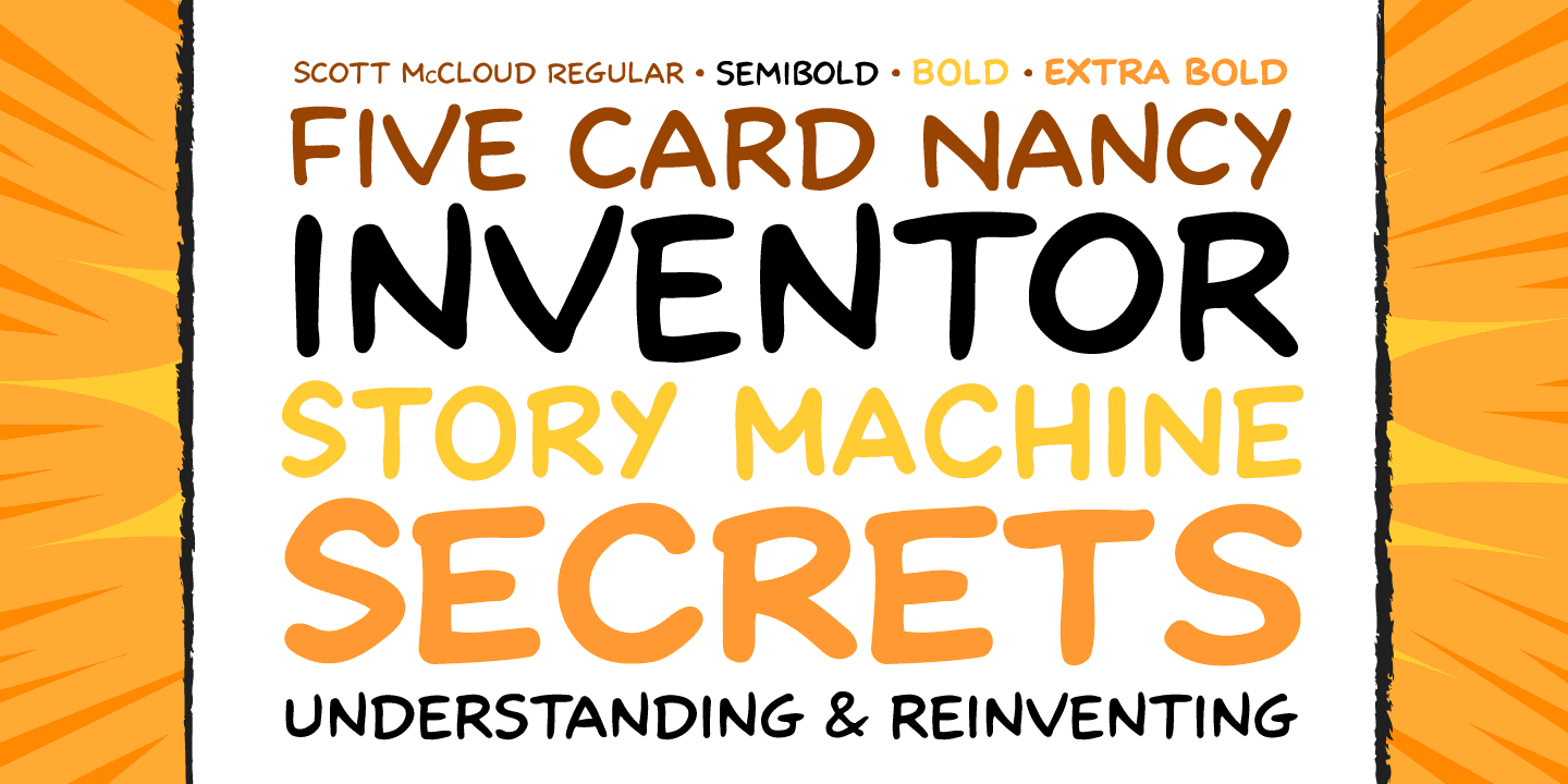 Scott McCloud Font Poster #1