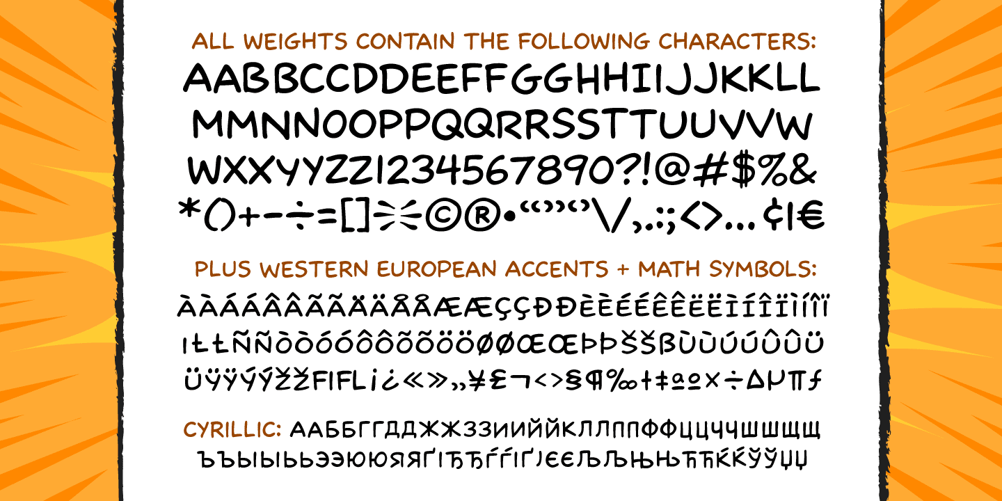 Scott McCloud Font Poster #1