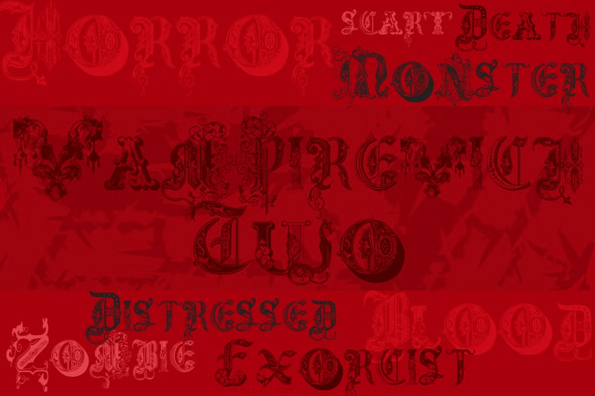 Vampirevich Font Poster #1