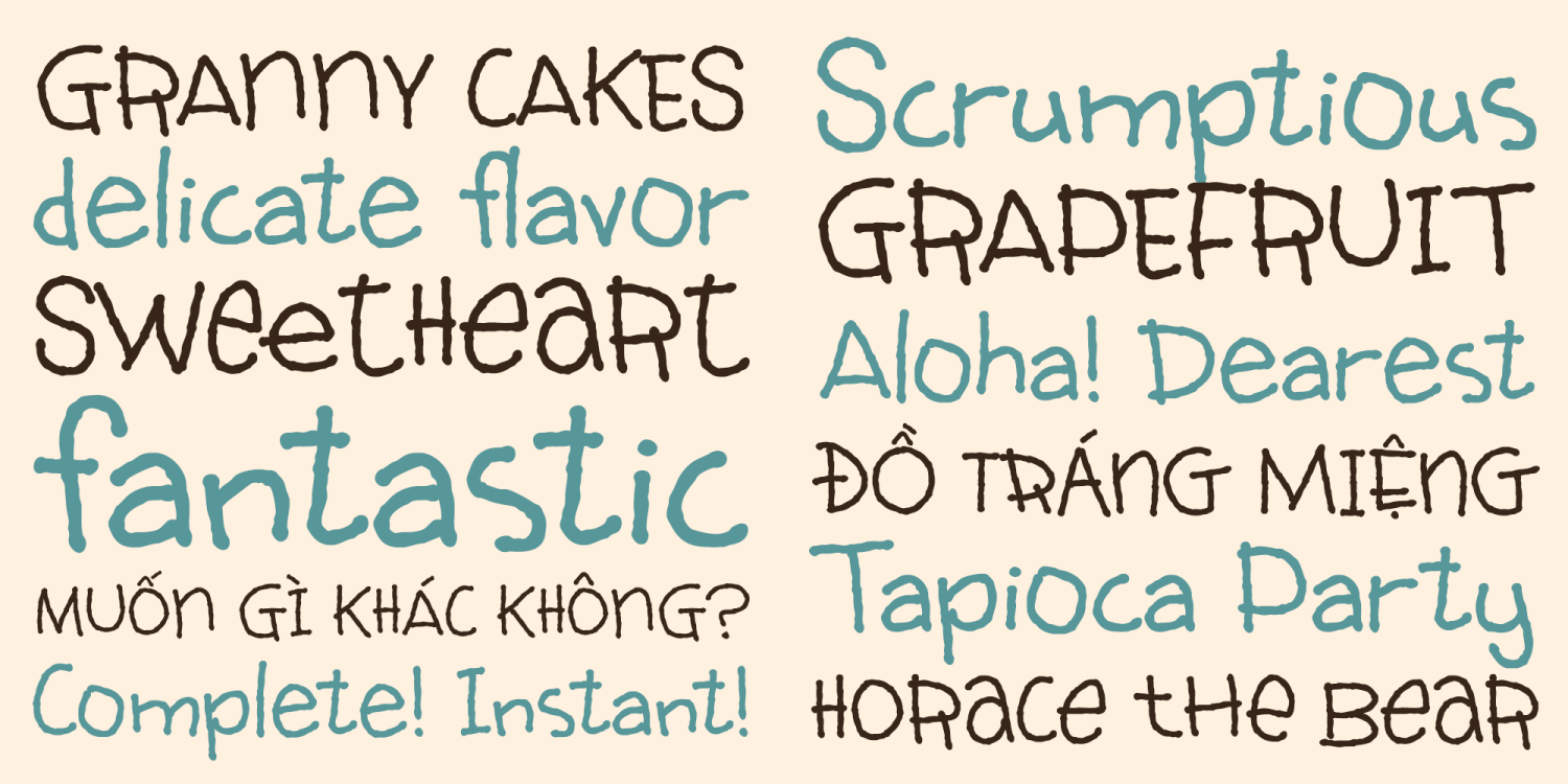 Prudence Peafowl Font Poster #3