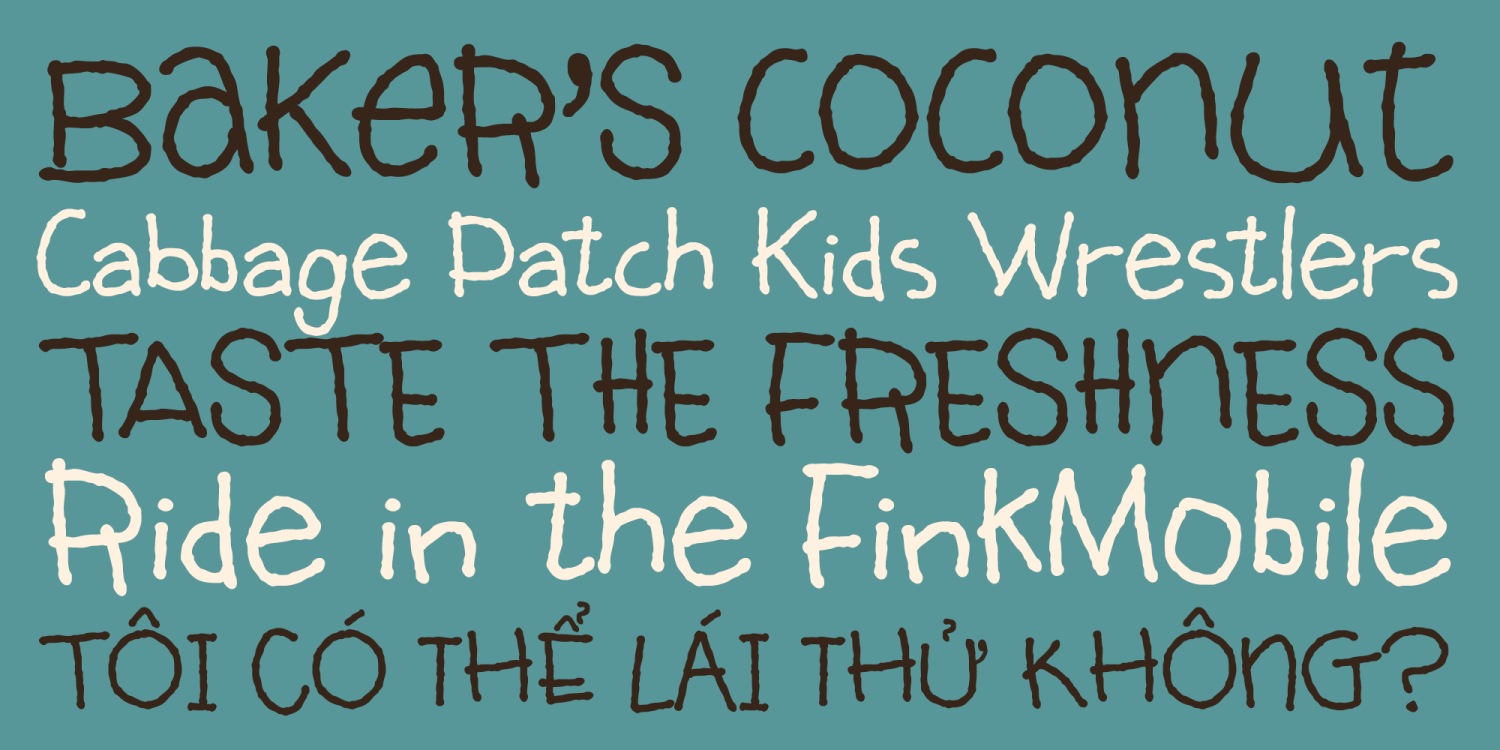 Prudence Peafowl Font Poster #5