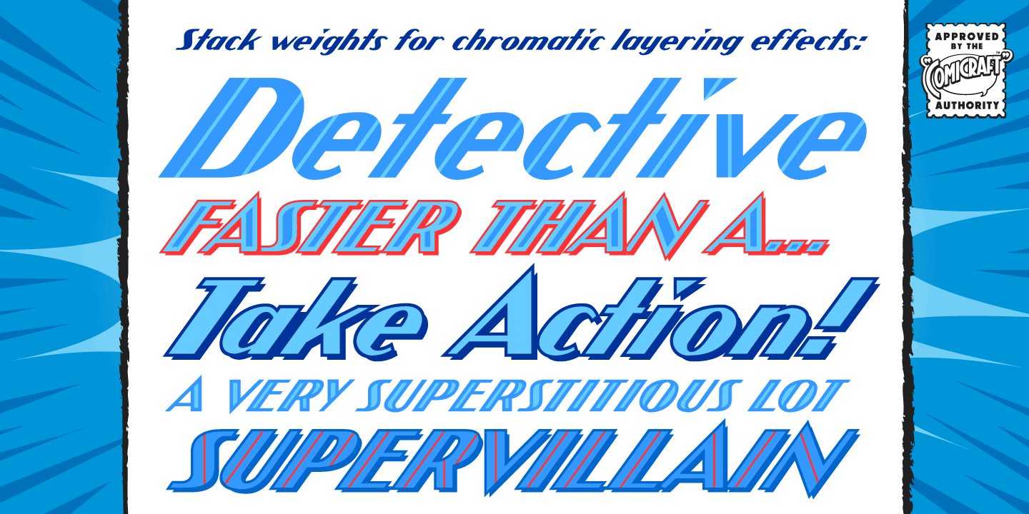 Atomic Wedgie Font Poster #1