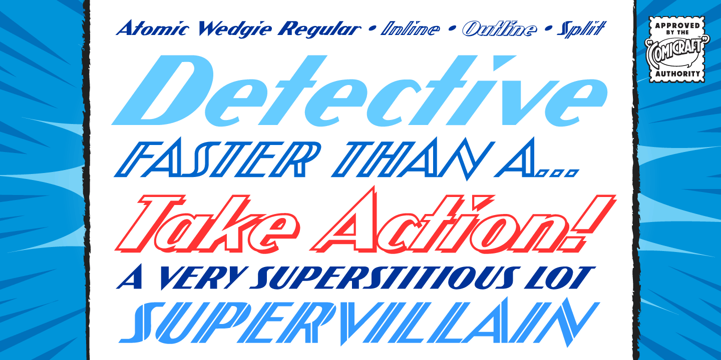 Atomic Wedgie Font Poster #1