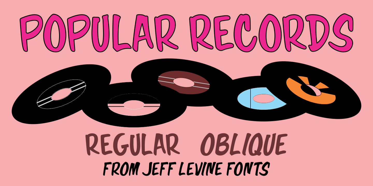 Popular Records Poster