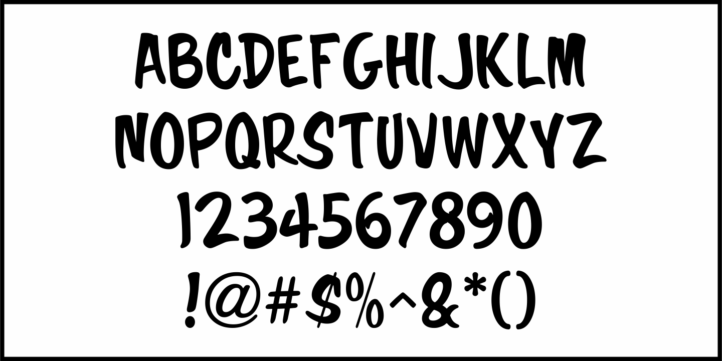 Popular Records Font Poster #1