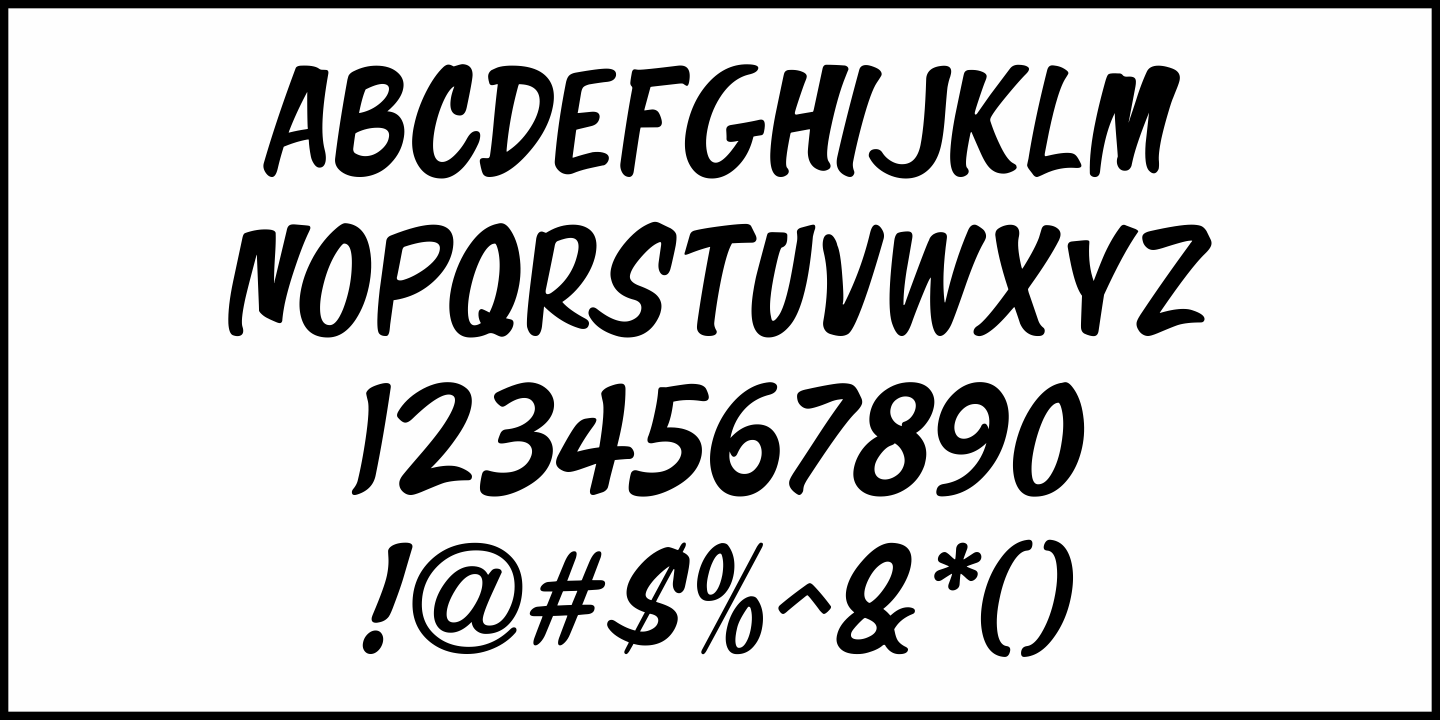 Popular Records Font Poster #1