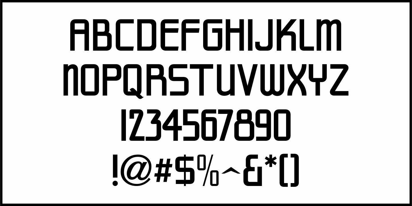 Phone Call Font Poster #1