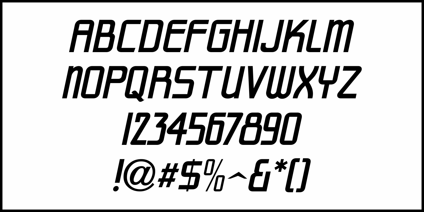 Phone Call Font Poster #1