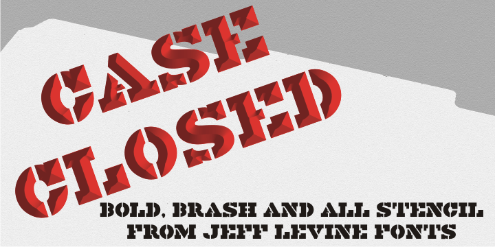 Case Closed Font Poster #1