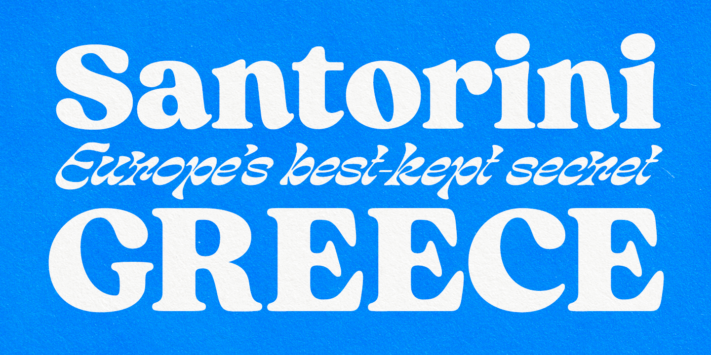 Sunday Club Font Poster #1