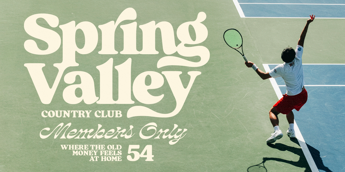 Sunday Club Font Poster #1