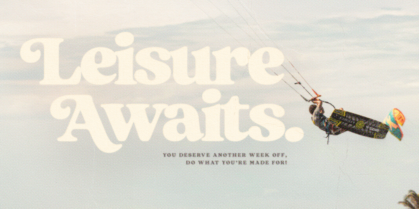 Sunday Club Font Poster #1