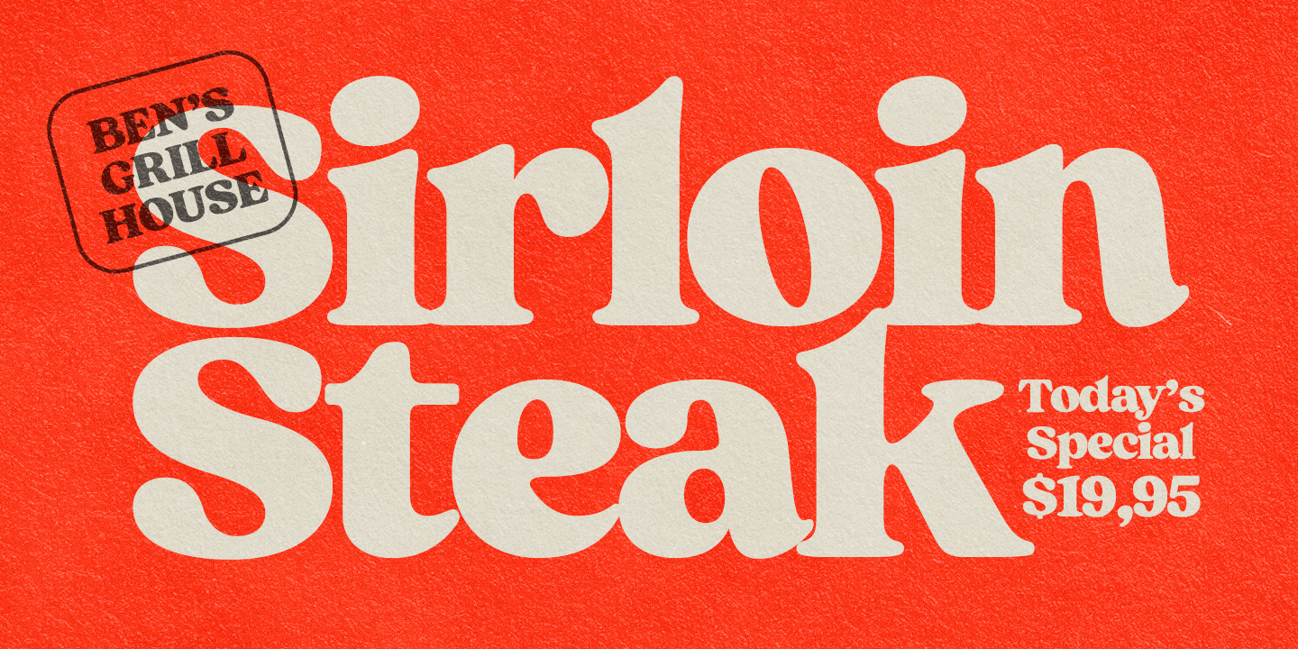 Sunday Club Font Poster #1