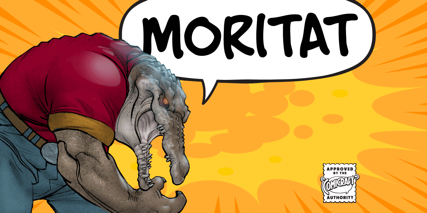 Moritat Font Poster #1