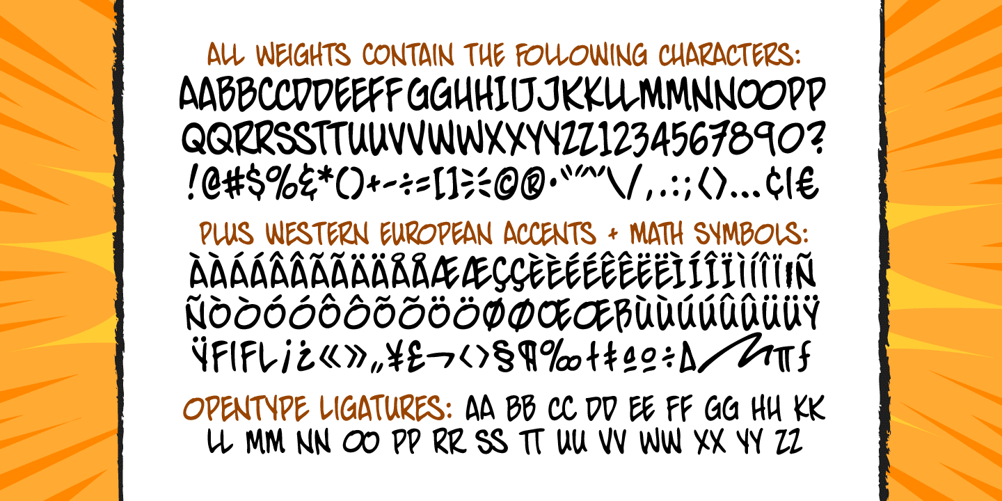 Moritat Font Poster #1
