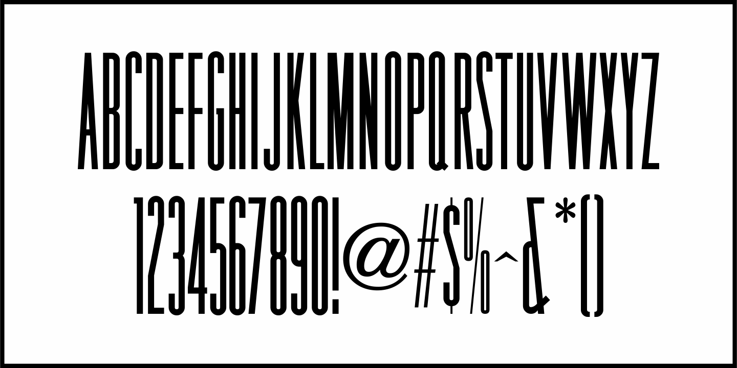 Federal Agent Font Poster #3