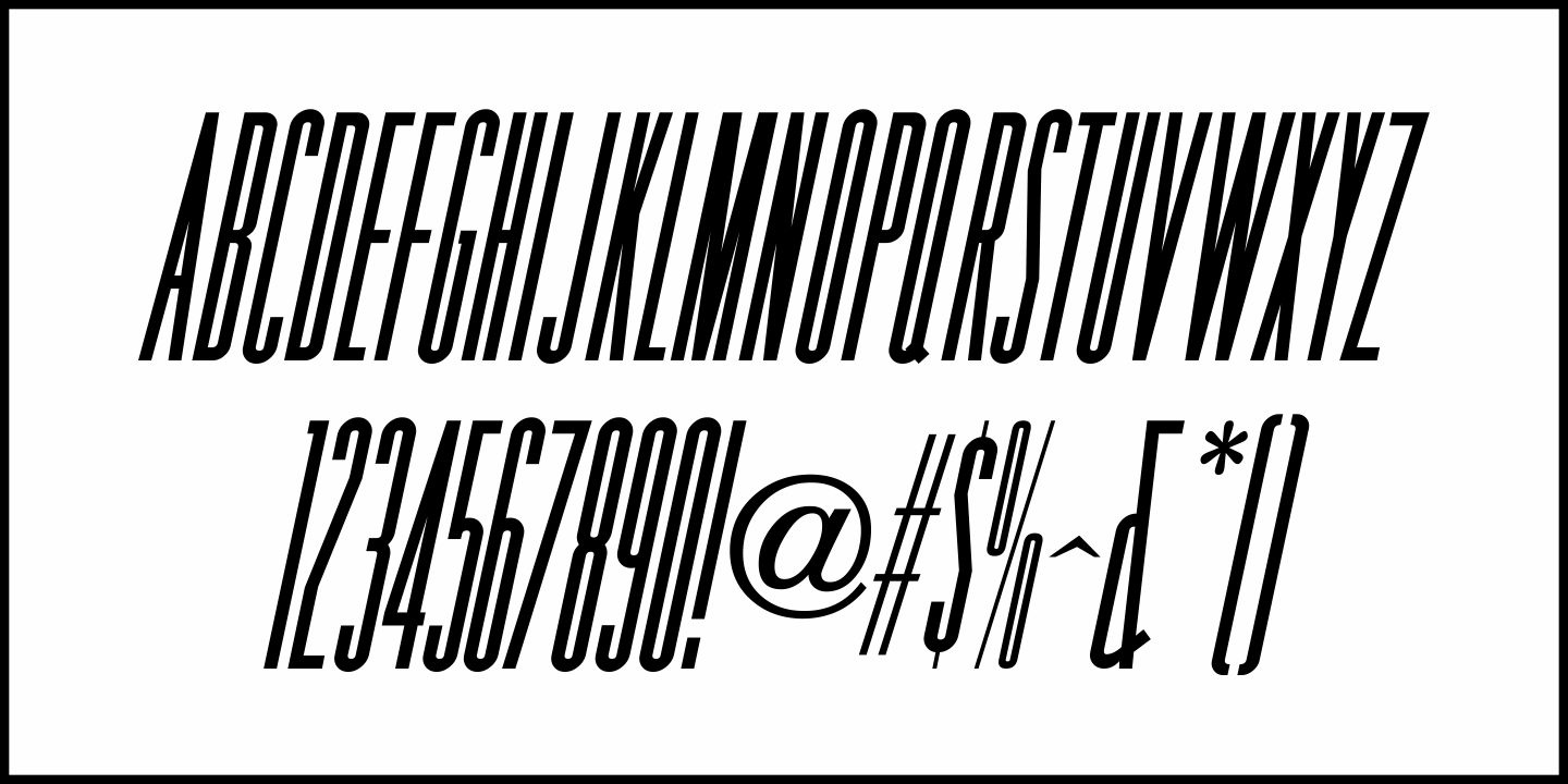 Federal Agent Font Poster #5