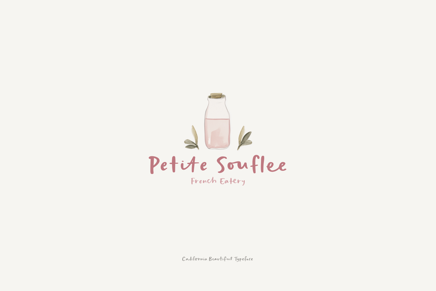 California Beautiful Typeface Font Poster #1