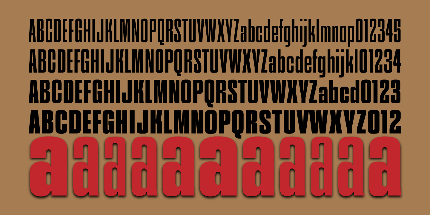 Churchward Heading Font Poster #1